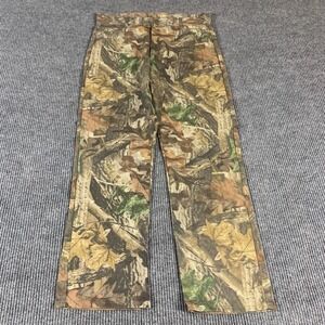 Duxbak Jeans Mens 38x32 Brown Denim Advantage Timber Cotton Outdoors Hunting 90s